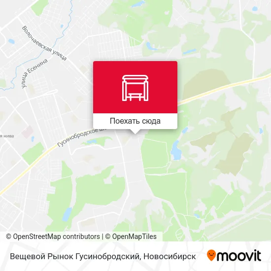 Карта Вещевой Рынок Гусинобродский