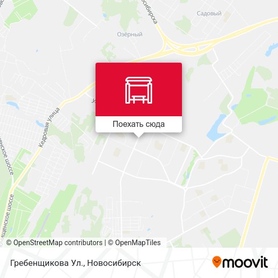 Карта Гребенщикова Ул.