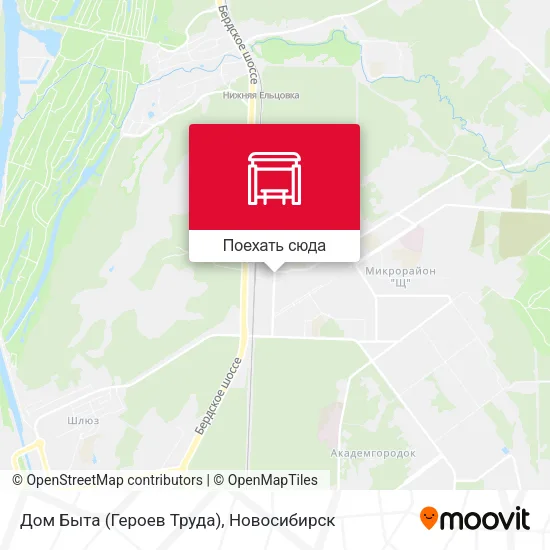 Карта Дом Быта (Героев Труда)