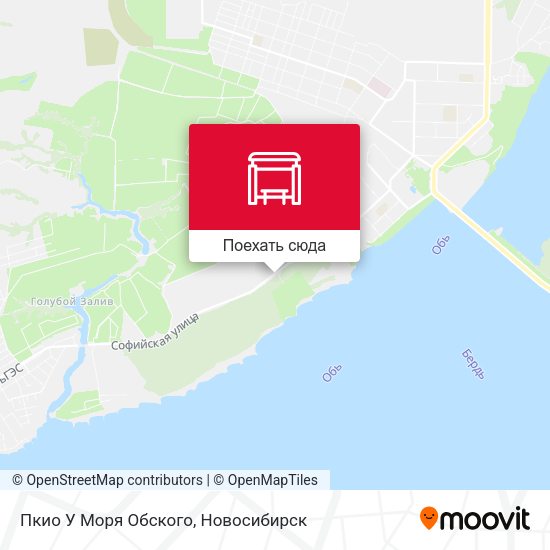 Карта Пкио У Моря Обского