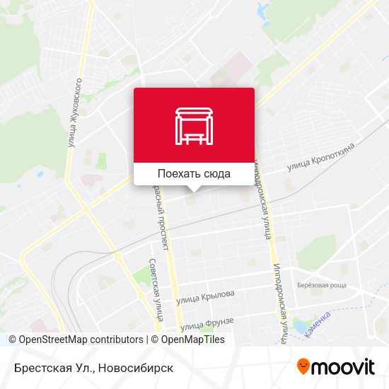 Карта Брестская Ул.