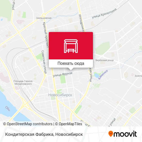 Карта Кондитерская Фабрика