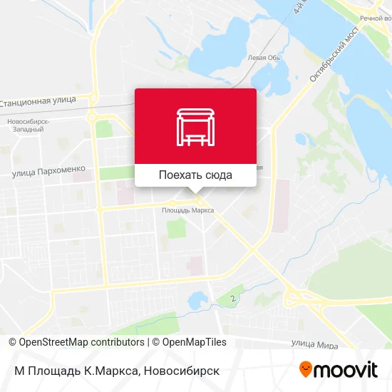 Карта М Площадь К.Маркса