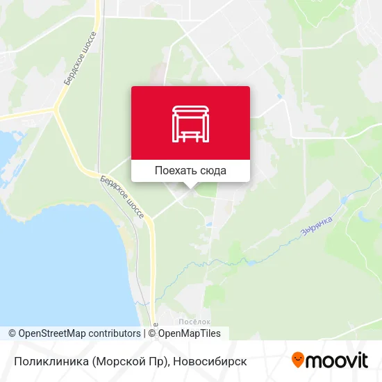 Карта Поликлиника (Морской Пр)