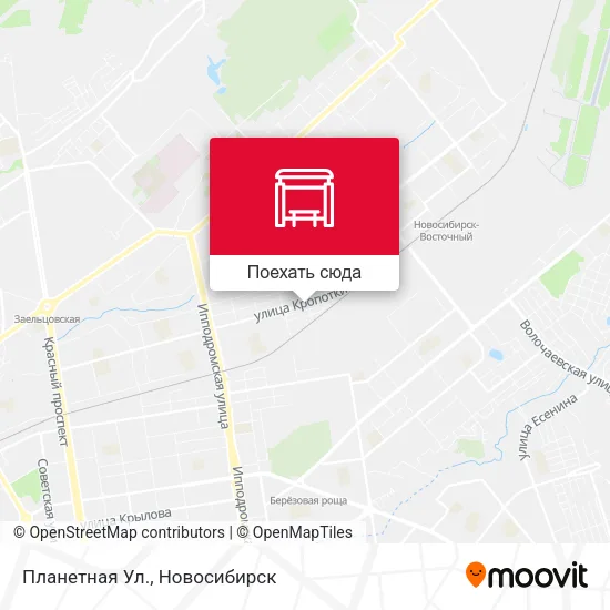 Карта Планетная Ул.