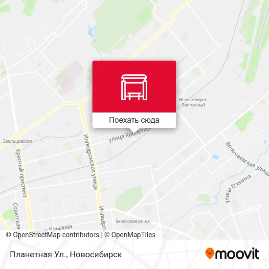 Карта Планетная Ул.