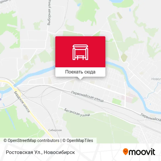 Карта Ростовская Ул.