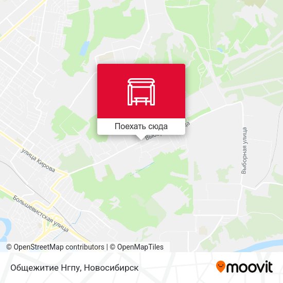 Карта Общежитие Нгпу