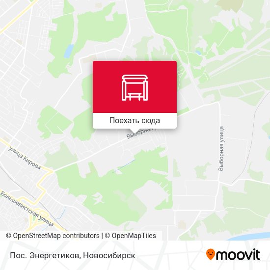 Карта Пос. Энергетиков