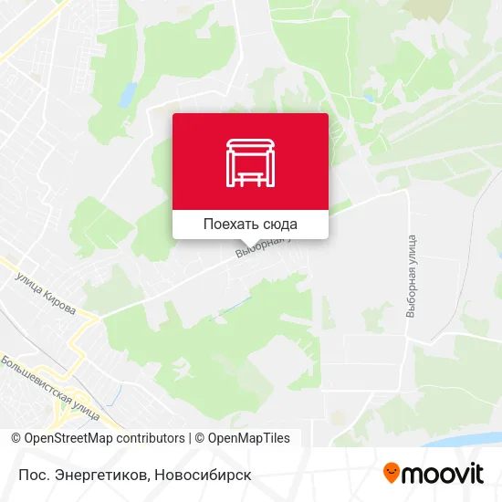 Карта Пос. Энергетиков