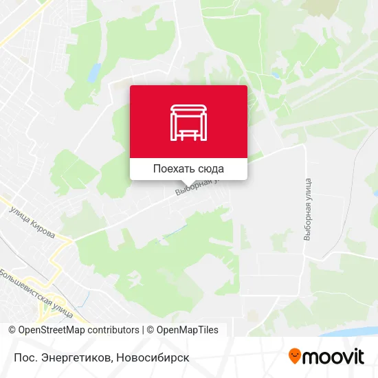 Карта Пос. Энергетиков