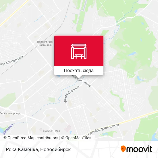Карта Река Каменка