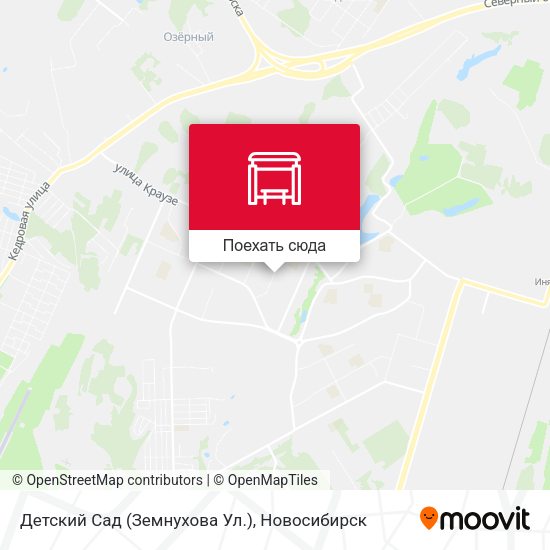 Карта Детский Сад (Земнухова Ул.)