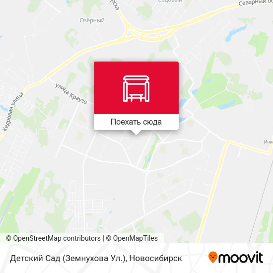 Карта Детский Сад (Земнухова Ул.)