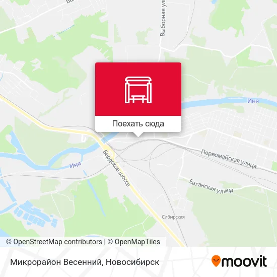 Карта Микрорайон Весенний