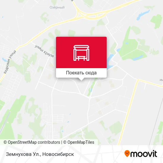 Карта Земнухова Ул.
