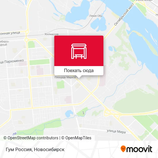 Карта Гум Россия