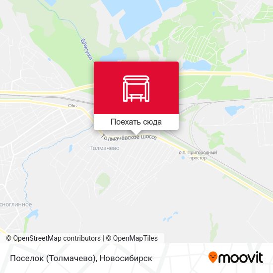Карта Поселок (Толмачево)