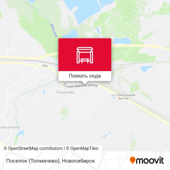 Карта Поселок (Толмачево)