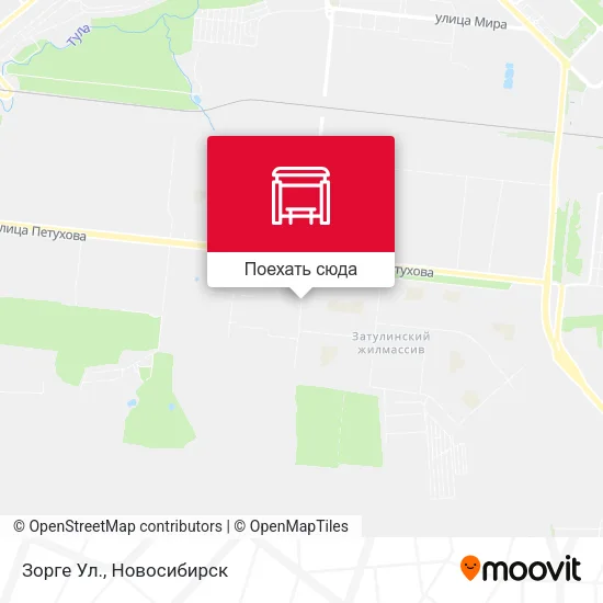 Карта Зорге Ул.