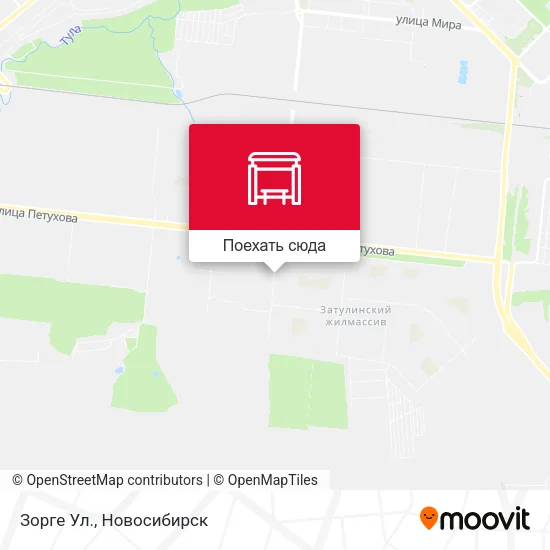 Карта Зорге Ул.