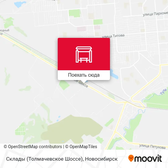 Карта Склады (Толмачевское Шоссе)