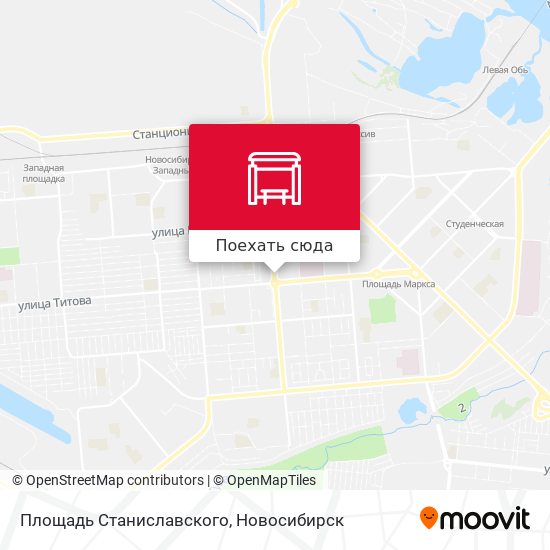 Карта Площадь Станиславского