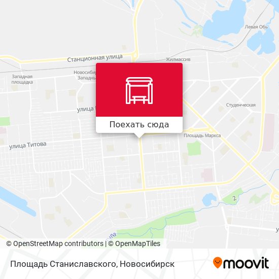 Карта Площадь Станиславского