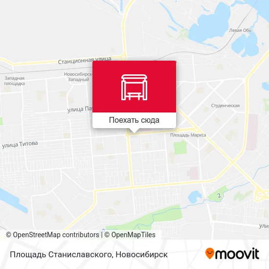 Карта Площадь Станиславского