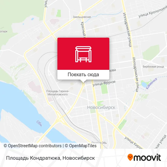 Карта Площадь Кондратюка