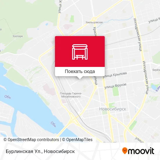 Карта Бурлинская Ул.