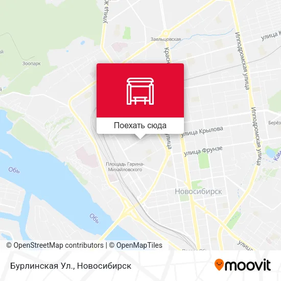 Карта Бурлинская Ул.