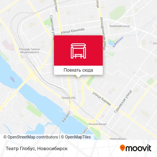 Карта Театр Глобус