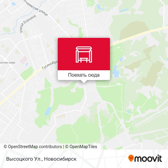 Карта Высоцкого Ул.