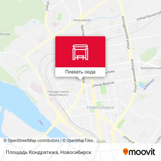 Карта Площадь Кондратюка