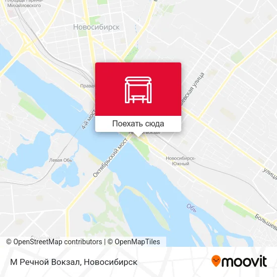 Карта М Речной Вокзал