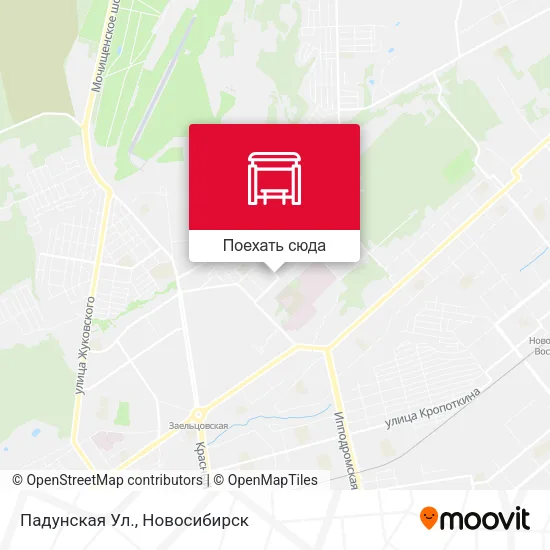 Карта Падунская Ул.