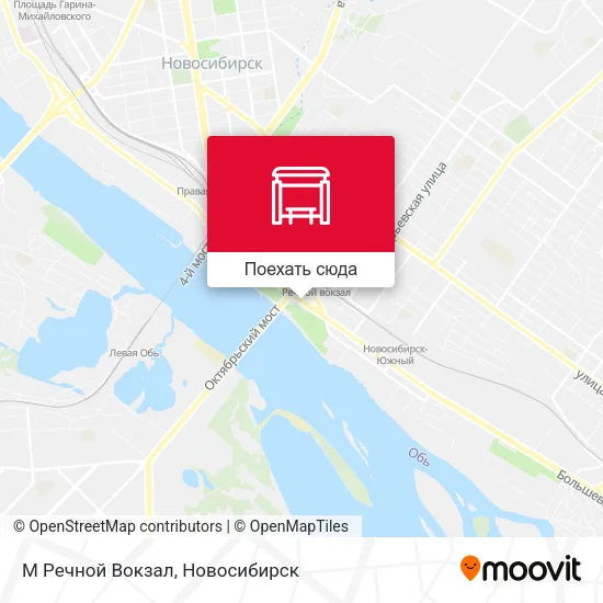 Карта М Речной Вокзал