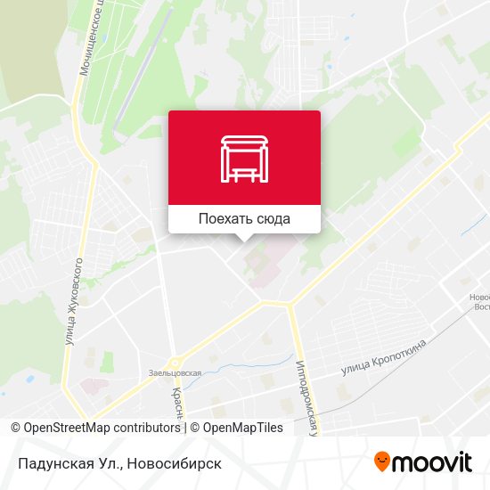 Карта Падунская Ул.