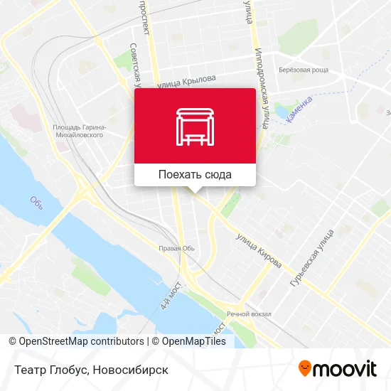 Карта Театр Глобус