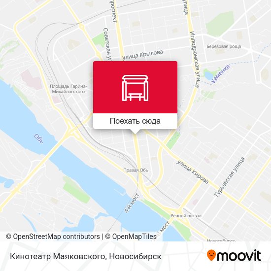 Карта Кинотеатр Маяковского
