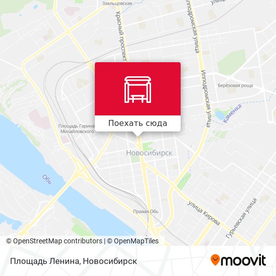 Карта Площадь Ленина