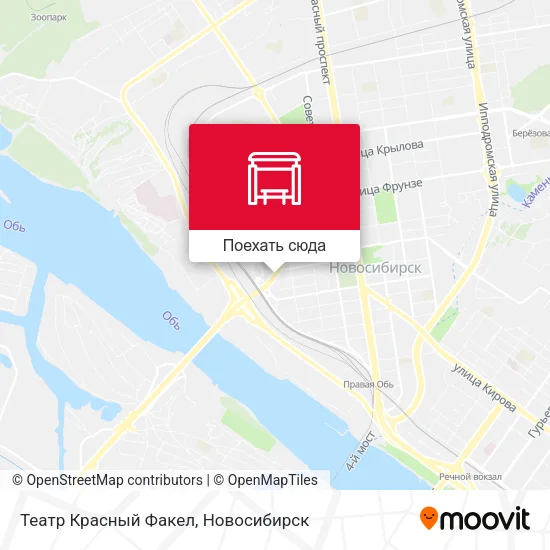 Карта Театр Красный Факел
