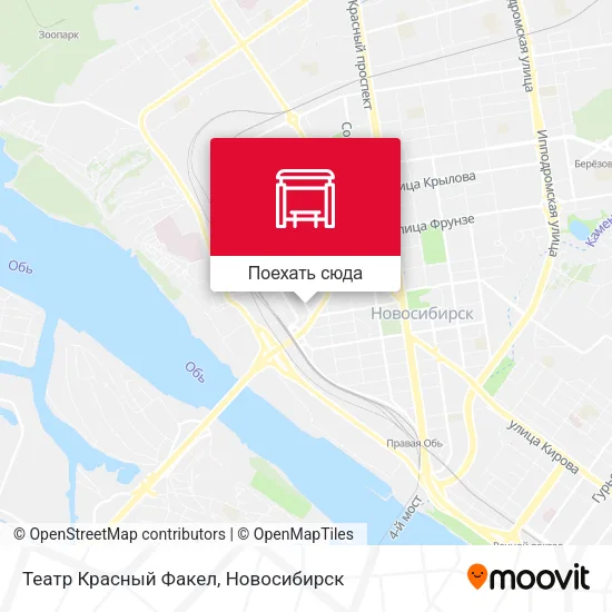Карта Театр Красный Факел