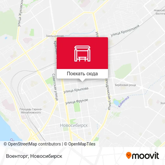 Карта Военторг