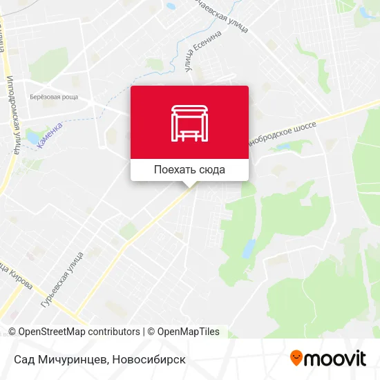Карта Сад Мичуринцев