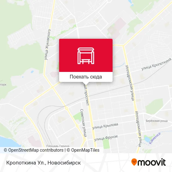 Карта Кропоткина Ул.