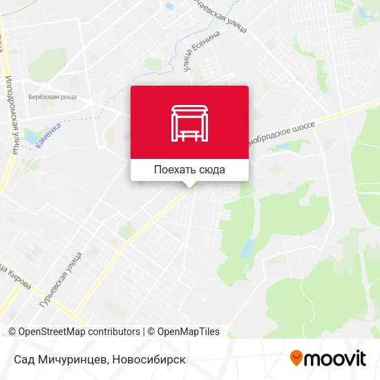 Карта Сад Мичуринцев