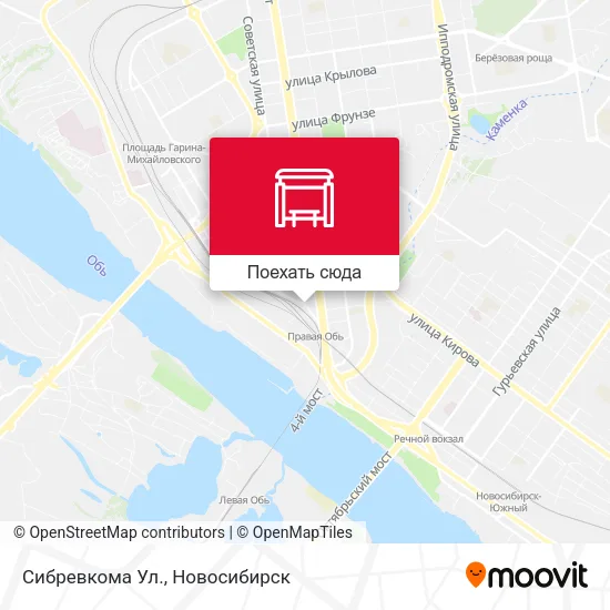 Карта Сибревкома Ул.