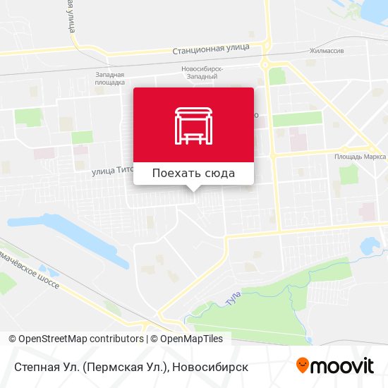 Карта Степная Ул. (Пермская Ул.)
